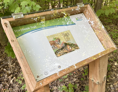 Story Trail combines love of reading, outdoors at Foley Mountain
