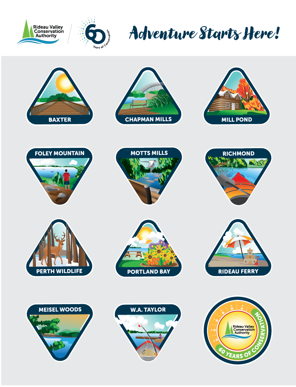 Cover of 2026 calendar featuring canoe on a misty lake