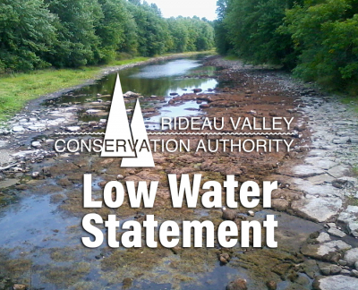 “Minor” Low Water Condition in Rideau River Watershed