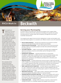 Beckwith Municipal Information Sheet
