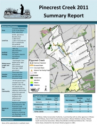 Pinecrest Creek 2011 - Summary Report