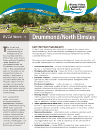 Drummond/North Elmsley Municipal Information Sheet