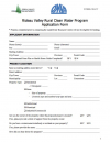 Rideau Valley Clean Water Program Application Form