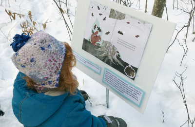 New Story Trail takes families under the snow