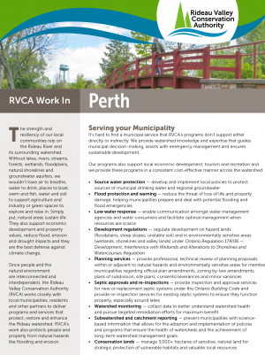 Perth Municipal Information Sheet