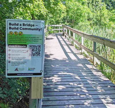 Part of Chapman Mills trail to close for bridge replacement