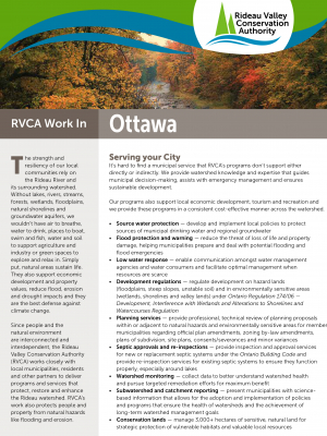 Ottawa Municipal Information Sheet