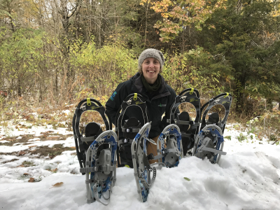 Friends of Foley Mountain Invest in Children and Outdoor Education with Purchase of Snowshoes